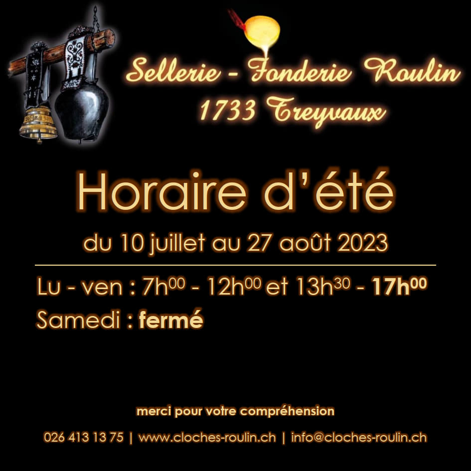 Horaire d'été 2023