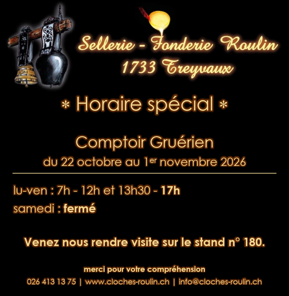 Horaire comptoir 2026